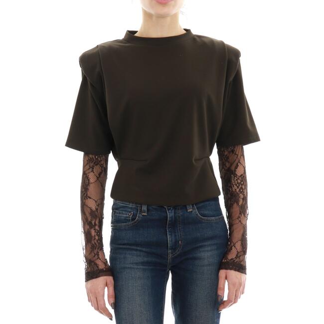 T-SHIRT CON PIZZO HAVEONE - Mad Fashion | img vers.1300x/